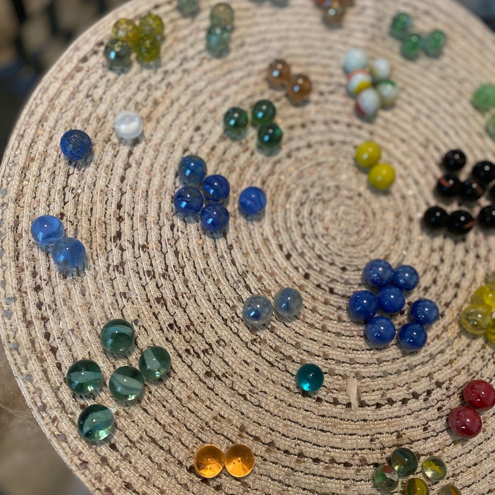 Colorful Glass Marbles Set - Vintage - Picture 5 of 10